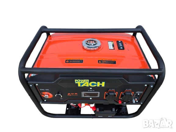 2025 4 KW Генератори за ток агрегат за ток моноф с дисплей с ел. старт, снимка 4 - Генератори - 52487406