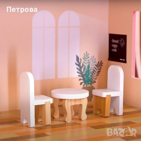 Къща за кукли/дървена къща за кукли , снимка 6 - Кукли - 43545682