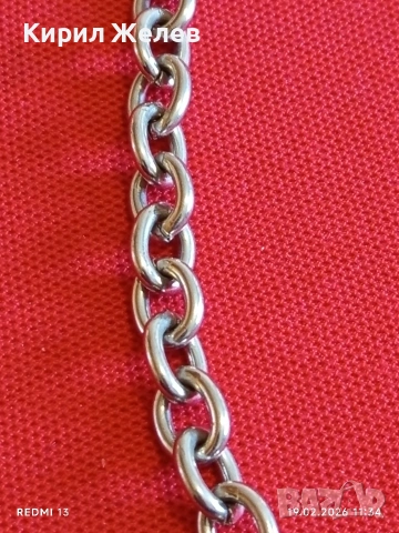 Красиво колие неръждаема медицинска стомана стил и елегантност 51856, снимка 2 - Колиета, медальони, синджири - 53533231