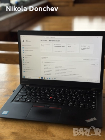Lenovo ThinkPad T470s, снимка 3 - Лаптопи за работа - 52703556