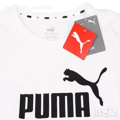 ДЕТСКА ТЕНИСКА – PUMA Logo Print T-shirt; размери: 7-8, 9-10, 11-12 и 12-13, снимка 3 - Детски тениски и потници - 44087820