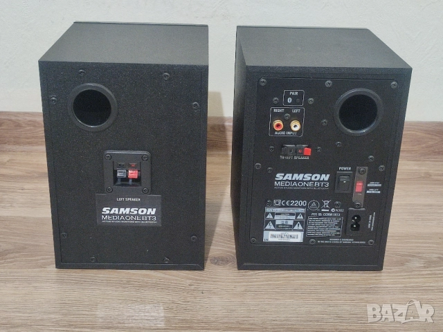 Тонколони Samson BT3 - Компактни студио монитори с блутут., снимка 6 - Тонколони - 52959410