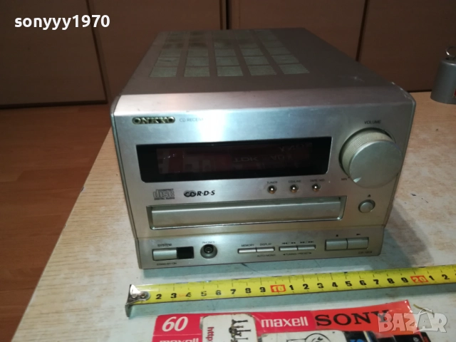ONKYO CR-185II CD RECEIVER-ВНОС SWISS 0609252006LCHERY, снимка 2 - CD дискове - 51628191
