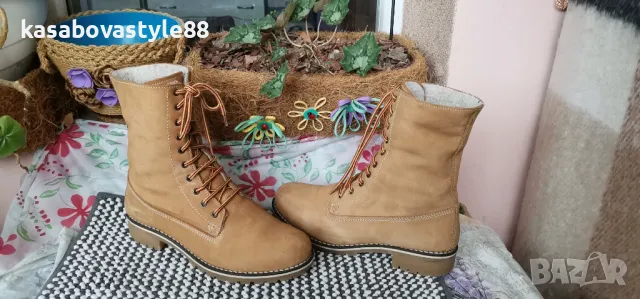 Ботуши от естествена кожа 41н., снимка 9 - Дамски ботуши - 47930006