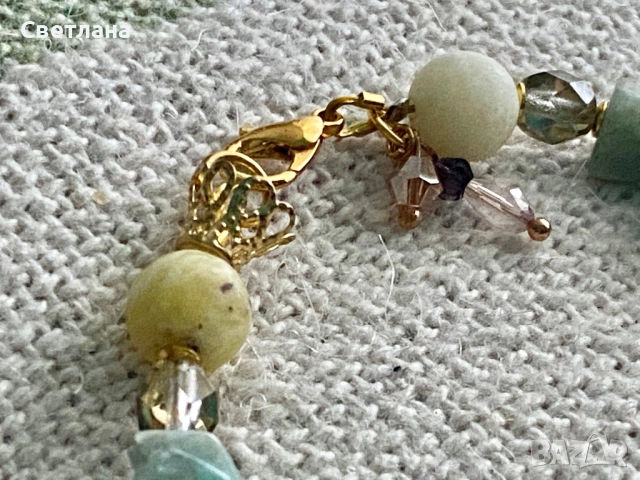 гривна от естествени камъни, снимка 7 - Гривни - 53212148