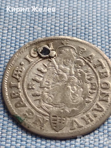 Сребърна монета 6 кройцера 1671г. Леополд първи Кремниц Унгария 13689, снимка 11 - Нумизматика и бонистика - 42970900