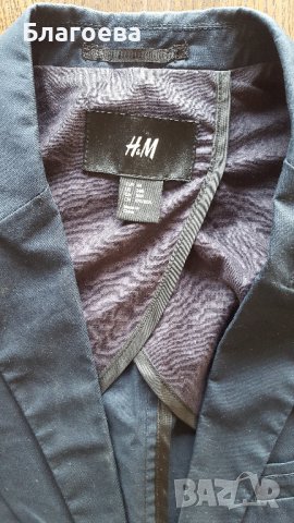 мъжко синьо сако, снимка 4 - Сака - 43939995