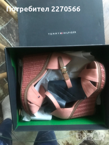 TOMMY HILFIGER  САНДАЛИ на Платформа, снимка 5 - Сандали - 36571718
