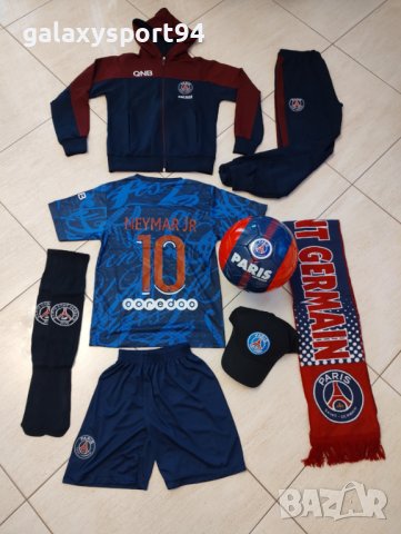 Лято 2022 Неймар Синьо Черен екип + Калци + Шапка + Топка 99лв Неймар ПСЖ, снимка 6 - Футбол - 36844527
