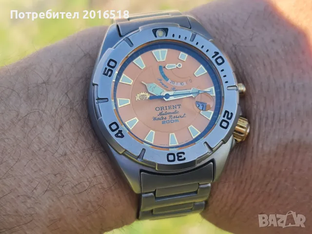 Orient M-force Automatic Titanium vintage Diver, снимка 10 - Мъжки - 50091459