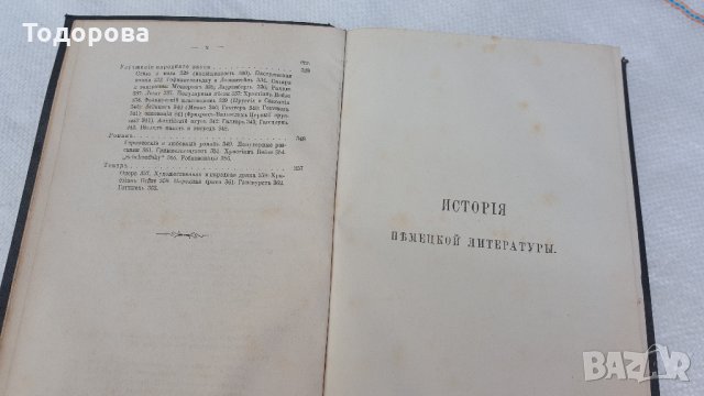 Книга от 1893 година-История на немската литература, снимка 4 - Антикварни и старинни предмети - 28379514