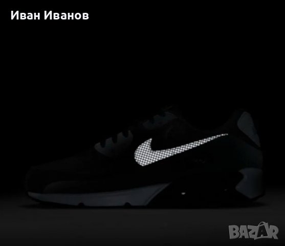 оригинални маратонки Nike Air Max 90 Black номер 44 -44,5, снимка 3 - Маратонки - 37941415