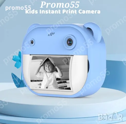 Детски Фотоапарат камера с незабавен печат и функции „Направи си сам“, снимка 9 - Други - 48035617