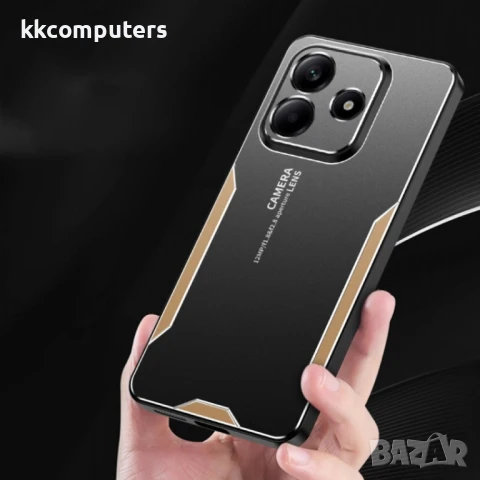 Xiaomi Redmi Note 14 5G TPU Hybrid Metal Удароустойчив Калъф и Протектор, снимка 7 - Калъфи, кейсове - 50904142