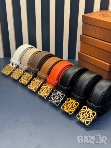 колани от естествена кожа в кутия loewe , снимка 3 - Колани - 50644171