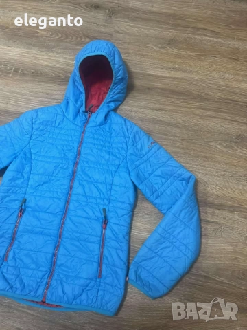 Дамско изолирано яке CMP Steppjacke hooded  Feel Warm Flat padding , XS размер, снимка 2 - Якета - 52558840