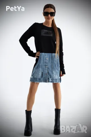 Рокля Denim dragon IVY BOUTIQUE, снимка 3 - Рокли - 50249397