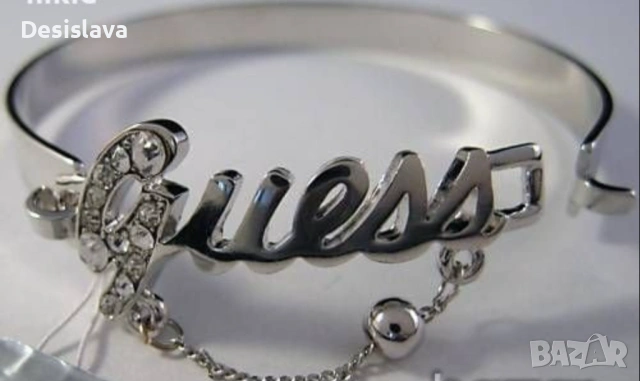 Нова Дамска твърда гривна Guess , снимка 2 - Гривни - 53221050