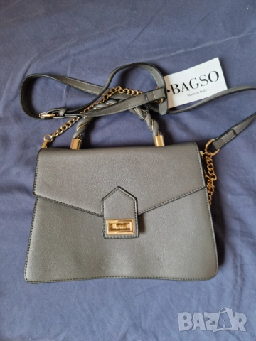 ПРОМОЦИЯ! Бутикова сива дамска чанта, снимка 7 - Чанти - 52332766