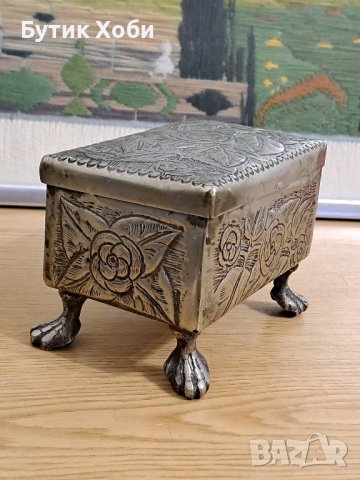 Старинна кутия за бижута , снимка 3 - Антикварни и старинни предмети - 43244400