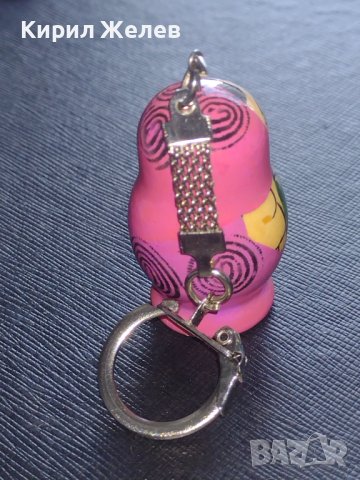 Арт ключодържател дървена МАТРЬОШКА много красив стилен дизайн 42303, снимка 4 - Колекции - 43580507