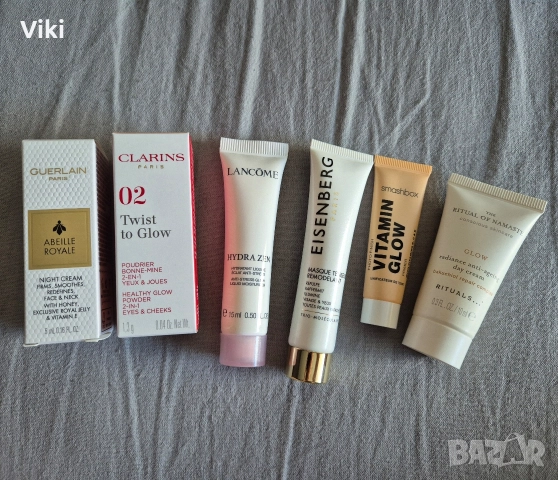 Guerlain,Lancome,Clarins,Eisenberg,Smashbox,Ritual