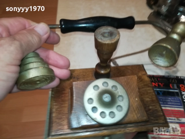 ДЪРВЕН ТЕЛЕФОН ОТ ФРАНЦИЯ 0610251851, снимка 16 - Антикварни и старинни предмети - 51965676