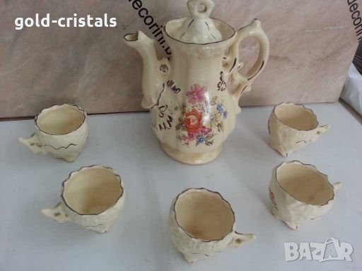  сервиз за кафе  чашки и кана   , снимка 11 - Антикварни и старинни предмети - 28613232