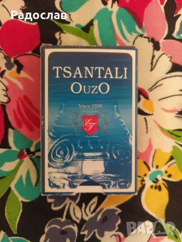 Ouzo Tsantali карти за игра 