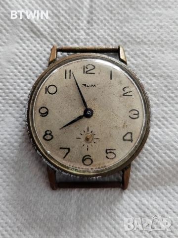 Винтидж съветски механичен часовник ЗИМ – СССР - оригинал !