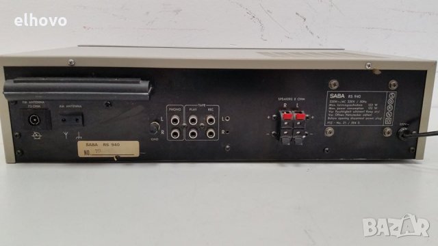 Ресивър Saba RS 940, снимка 5 - Ресийвъри, усилватели, смесителни пултове - 28668588