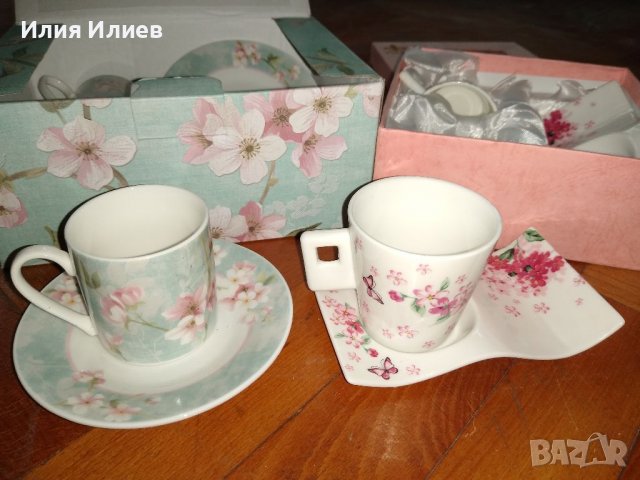 Луксозни сервизи за кафе, нови, снимка 1