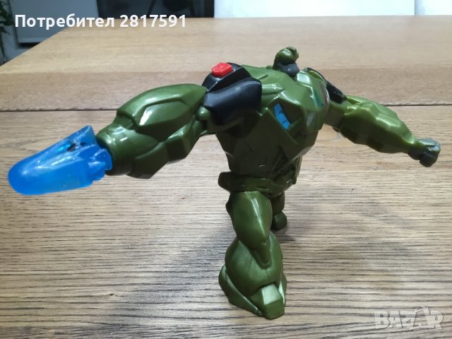 Трансформер McDonalds Happy Meal Toy 2013 Transformers Bulkhead Green Robot Alien, снимка 4 - Други - 43171551