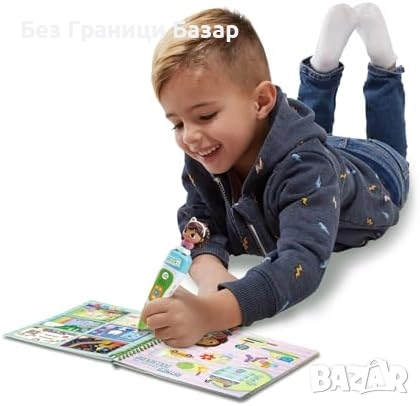 Нова детска LeapFrog Gabby книга с 24+ интерактивни образователни игри, снимка 5 - Образователни игри - 51678834