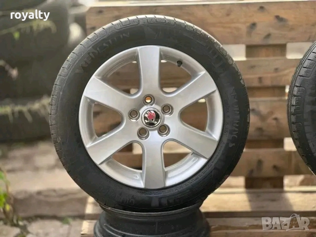 5х100 15 Цола Лети Джанти Skoda Fabia 5x100 Шкода Фабиа, снимка 3 - Аксесоари и консумативи - 52876943