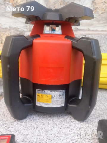 Ротационен лазерен нивелир Hilti PR 30-HVS A12 , снимка 4 - Измервателни инструменти - 52179161