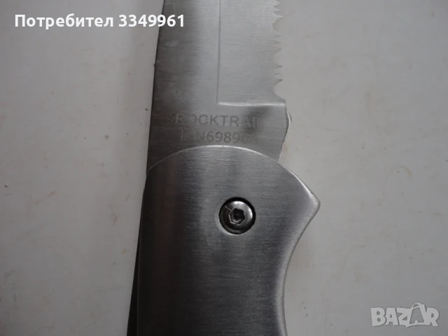 Немски полуавтомотичен ловен туристически нож 3, снимка 2 - Ножове - 51275326