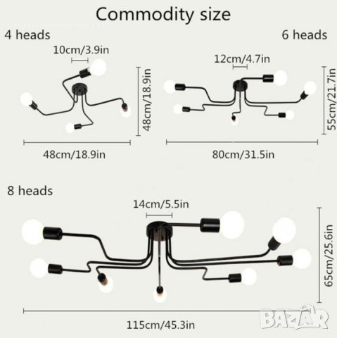 Арт полилей - Осветителни тела