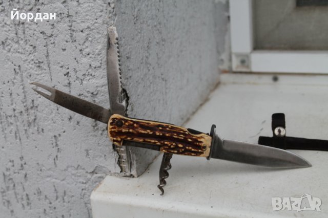 Немски ловен нож, снимка 8 - Антикварни и старинни предмети - 39189848