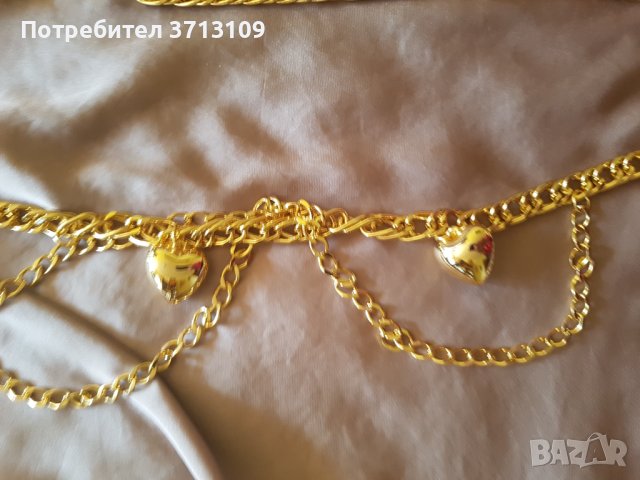 Нов дамски метален колан с мотиви, снимка 2 - Колани - 40619352