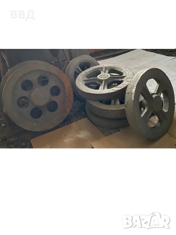 балванки заготовки отливки колелa от чугун за плъзгащти портали и врати, снимка 3 - Други машини и части - 53365566