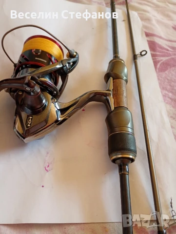 Shimano Stradic Ci4+ 3000 и пръчка ултра лайт комплект , снимка 4 - Въдици - 50905112