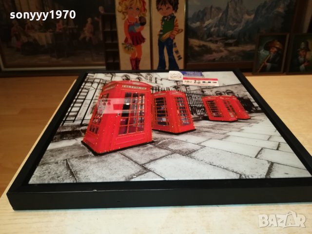 КАРТИНА-ТЕЛЕФОННИ КАБИНИ-ВНОС АНГЛИЯ 2111211856, снимка 12 - Антикварни и старинни предмети - 34881258