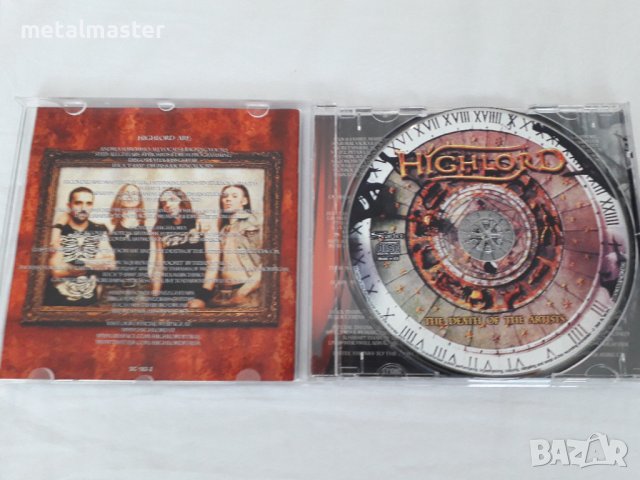 Highlord - The Death of the Artists (2009), снимка 3 - CD дискове - 43594094