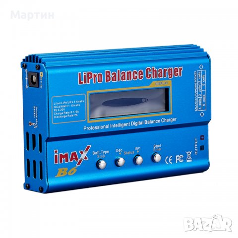 Зарядно устройство IMax B6 80W за баланс на батерии Li-ion LiPo LiFe Ni-Cd NiMH, снимка 2 - Друга електроника - 37846957