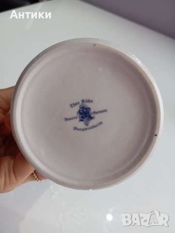 Стара порцеланова баварска чаша , снимка 2 - Чаши - 52627822