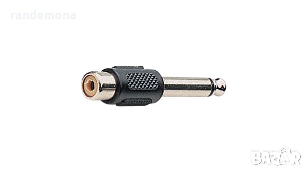 Audio Adapter, 1 x Jack Plug Mono 6.3 mm, 6.3 / 3.5 mm, снимка 1 - Кабели и адаптери - 28204897