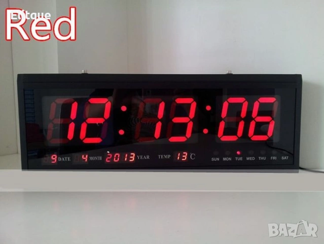 Голям електронен часовник за стена JH3615