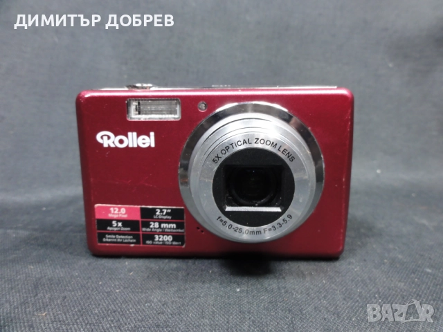 ЦИФРОВ ФОТОАПАРАТ ROLLEI COMPACTLINE 350 12.0 MP DIGITAL CAMERA, снимка 2 - Фотоапарати - 52188076