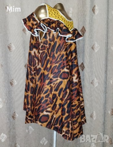 L/XL Рокля тигров принт за парти / Хелуин  /, снимка 3 - Рокли - 43358409